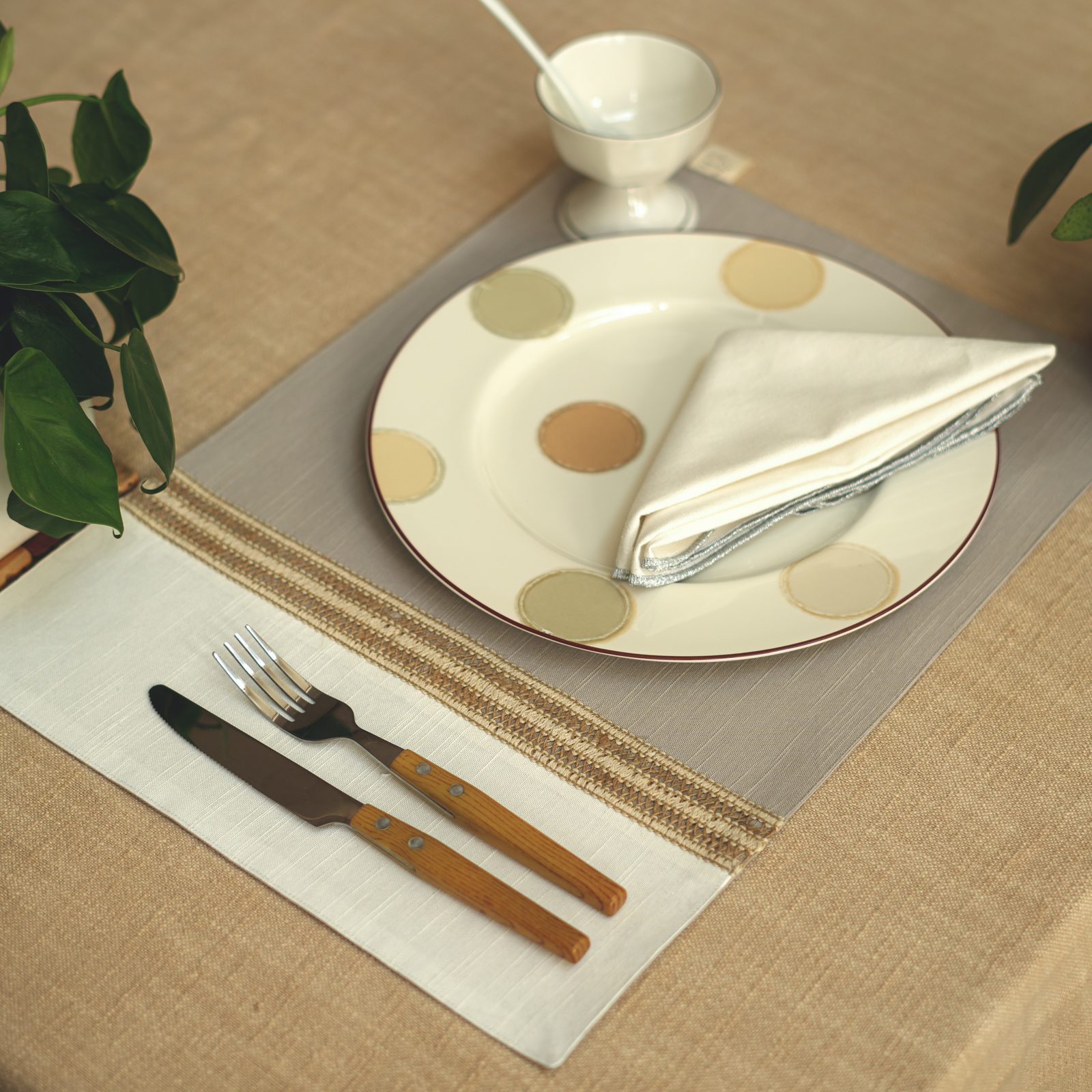 Silver Grey Placemat